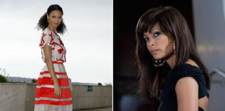 Thandie Newton (Valery Hache/Getty Images); screenshot from For Colored Girls